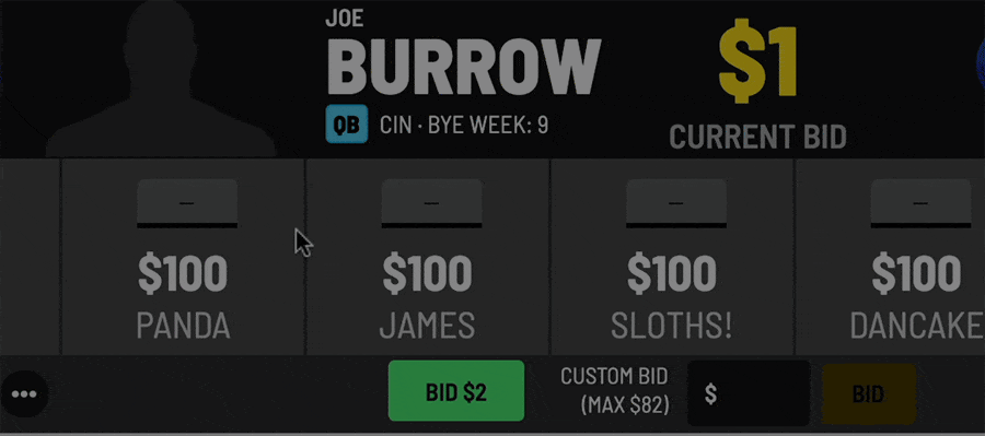 Online Fantasy Football Auction Drafts with FanDraft