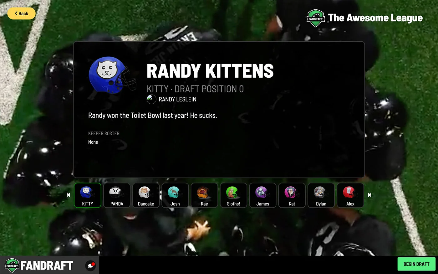 FanDraft — PreDraft Presentation